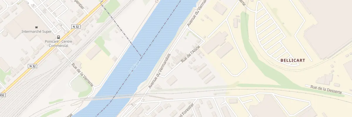 Plan du 22 Rue de l’Aisne à Compiègne