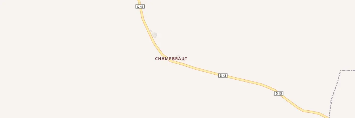 Plan du 24 Champbraut à Tendron