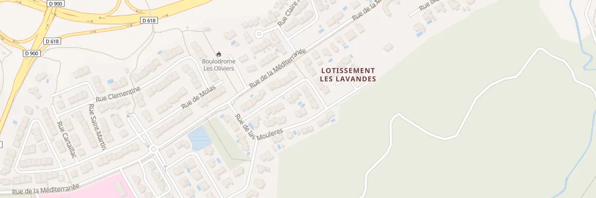 Plan du 12 Rue Joseph Laflou au Boulou