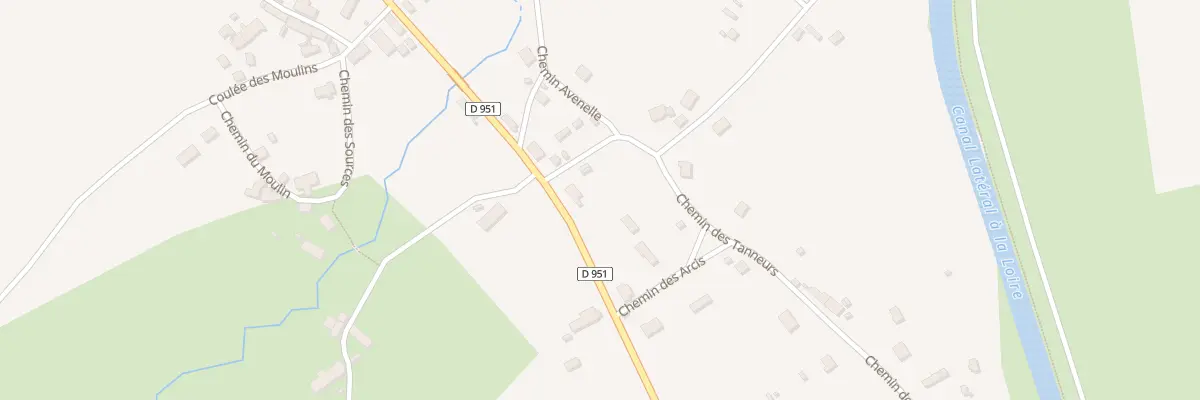 Plan du 2 Rue de la Chapelle à Beaulieu-sur-Loire