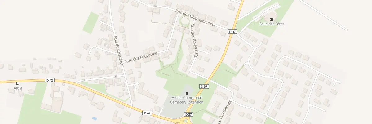 Plan du 4 Rue des Bouvreuils à Athies