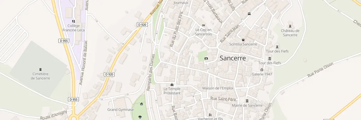 Plan du 4 Rue du Puits de Dieu à Sancerre