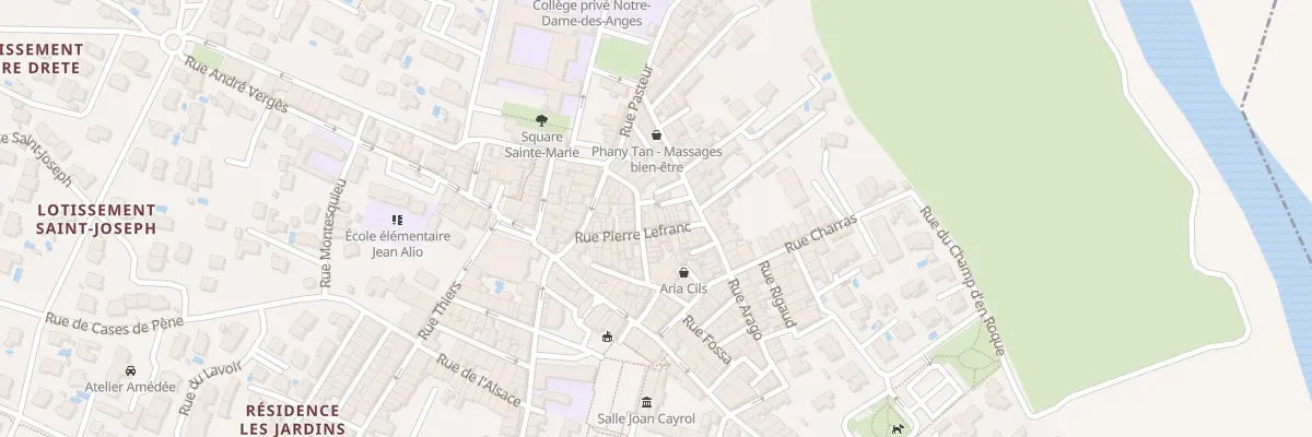 Plan du 24 Rue Pierre Lefranc à Espira-de-l’Agly