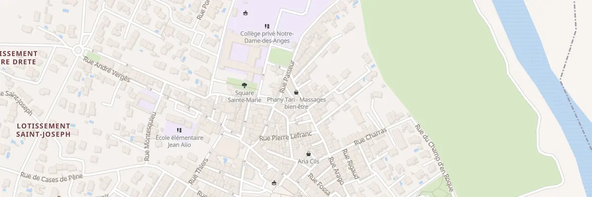 Plan du 11 Rue Arago à Espira-de-l’Agly