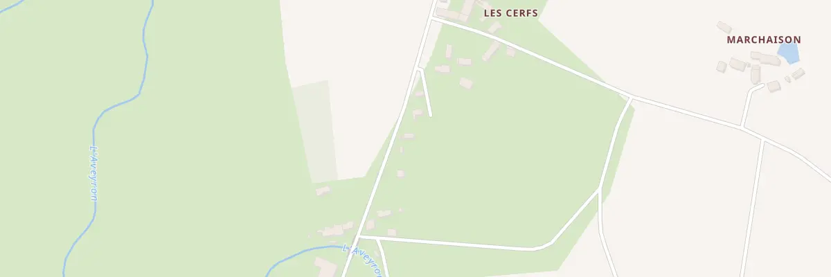 Plan du 80 Imp des Cerfs à Montbouy