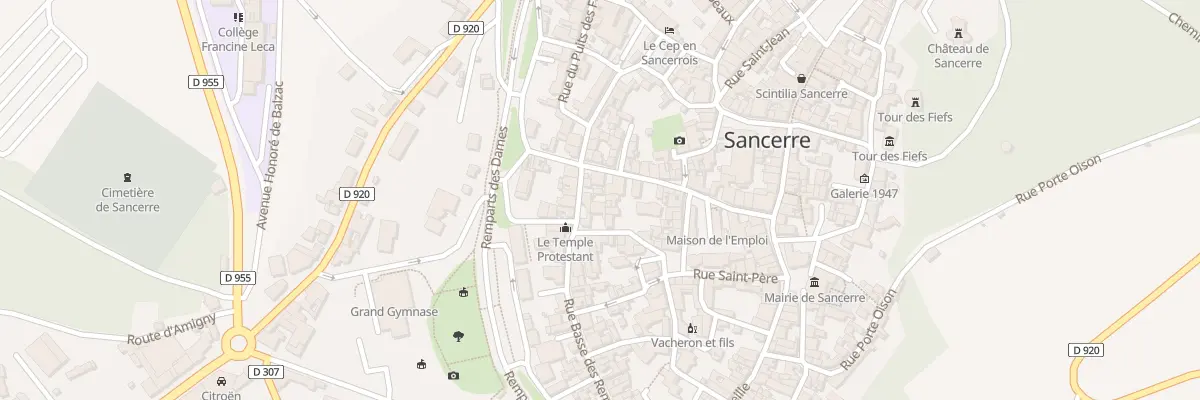 Plan du 376 Rue Porte Serrure à Sancerre