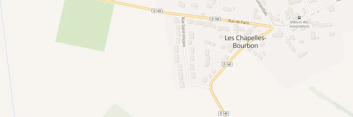 Plan du 11B Rue Saint Vincent aux Chapelles-Bourbon