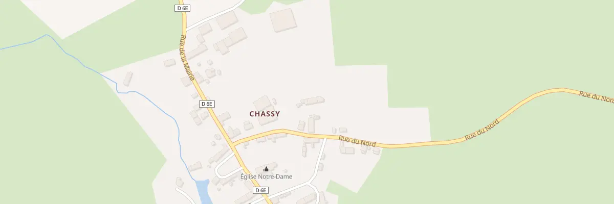 Plan du 9 Rue du Nord à Chassy