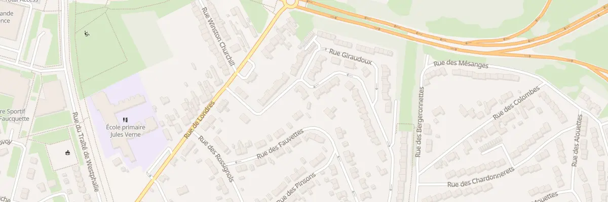 Plan du 6 Rue Gandhi à Lens