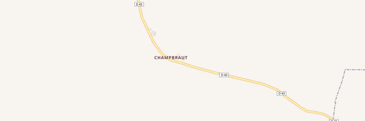 Plan du 25 Champbraut à Tendron