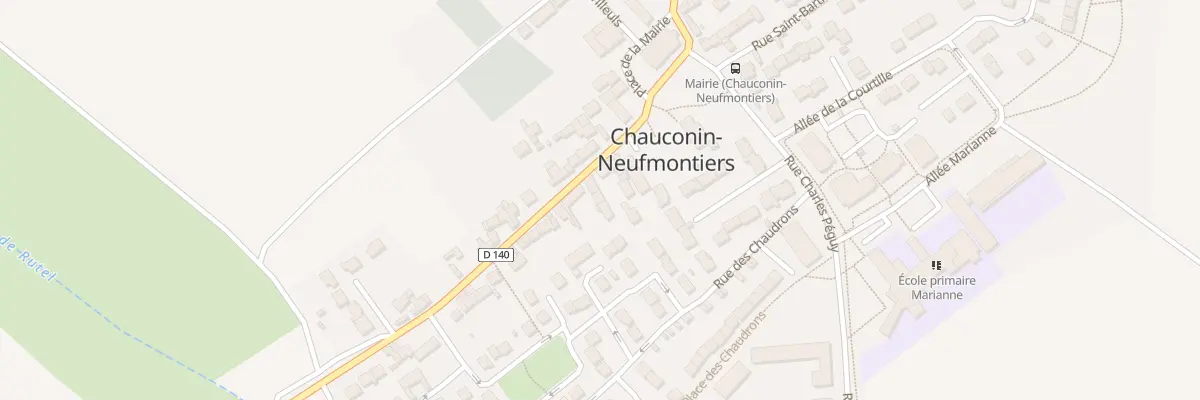 Plan du 11K Rue Pierre Charton à Chauconin-Neufmontiers