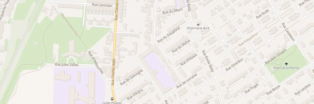 Plan du 6 Rue des Flandres à Avion