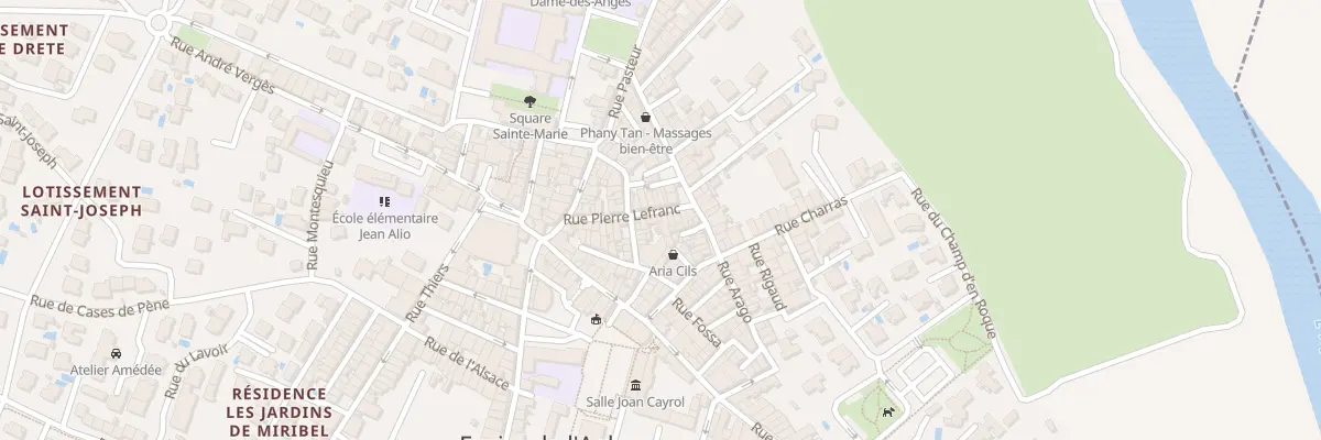Plan du 21 Rue Pierre Lefranc à Espira-de-l’Agly