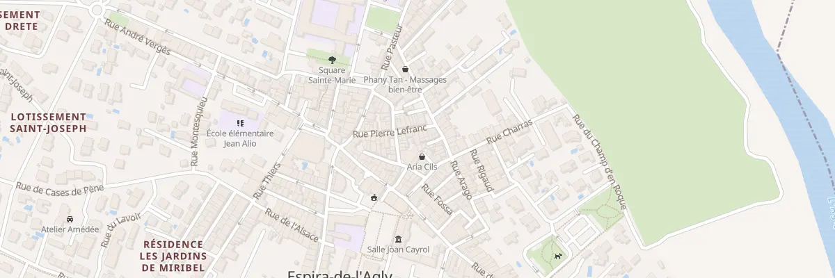 Plan du 23 Rue Pierre Lefranc à Espira-de-l’Agly