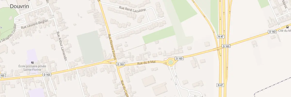 Plan du 1B Rue Evrard Imp des Cigognes à Douvrin