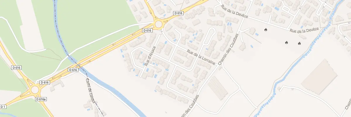 Plan du 1 Rue de Bourgogne à Saint-Estève