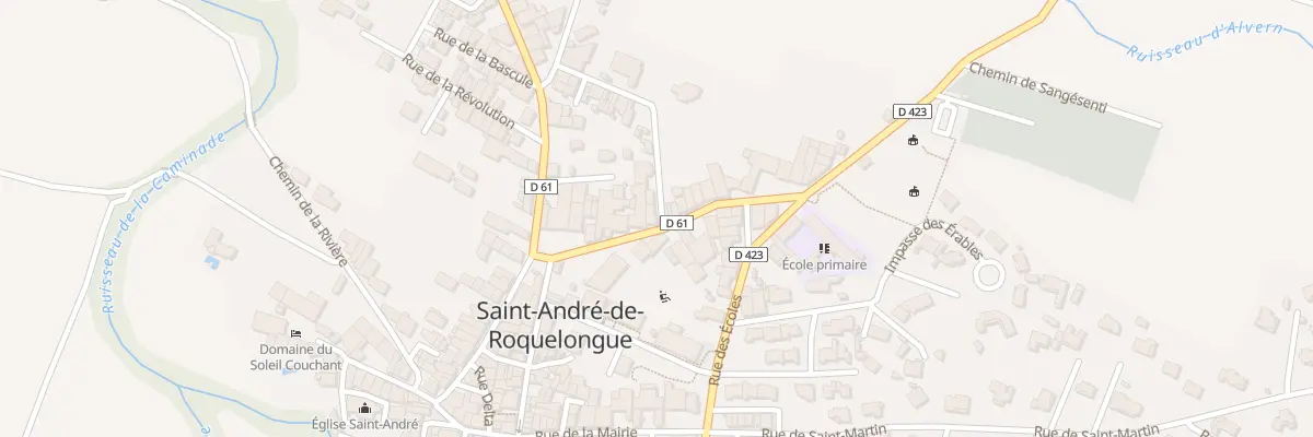 Plan du 5407 Av de Narbonne à Saint-André-de-Roquelongue
