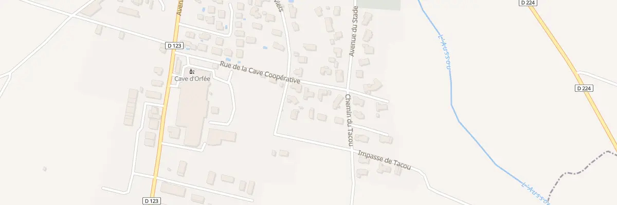 Plan du 5 Rue de la Cave Cooperative à Ornaisons