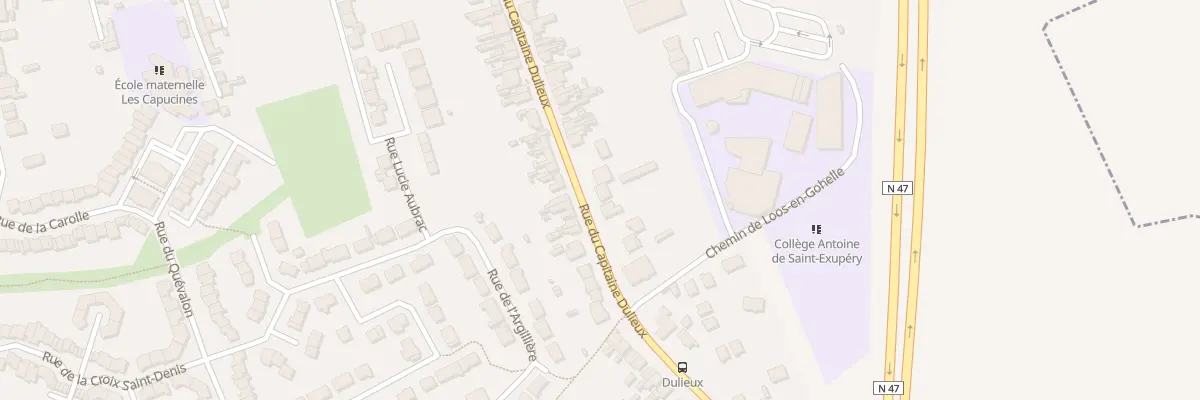 Plan du 38 Rue du Capitaine Dulieux à Douvrin