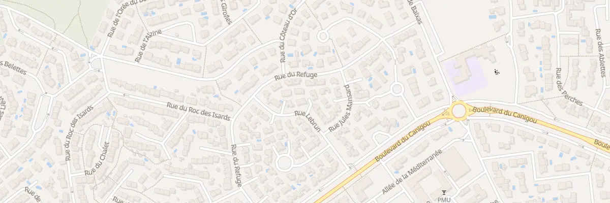 Plan du 16 Rue le Brun à Saint-Estève