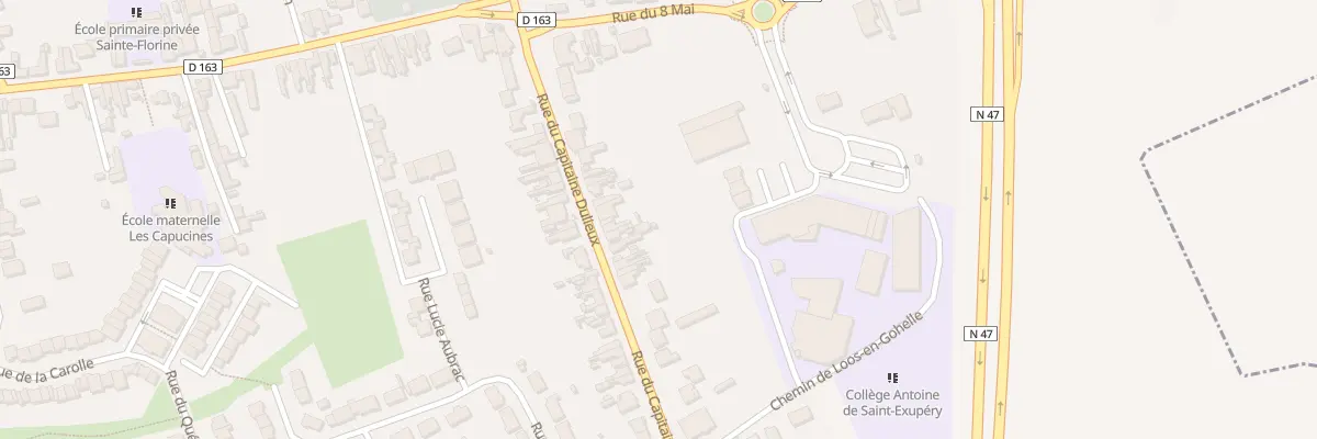 Plan du 22 Rue du Capitaine Dulieux à Douvrin