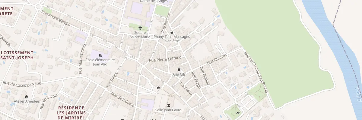Plan du 27 Rue Pierre Lefranc à Espira-de-l’Agly