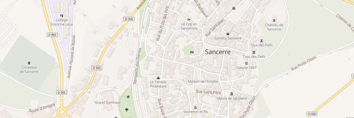 Plan du 8 Rue Porte Serrure à Sancerre