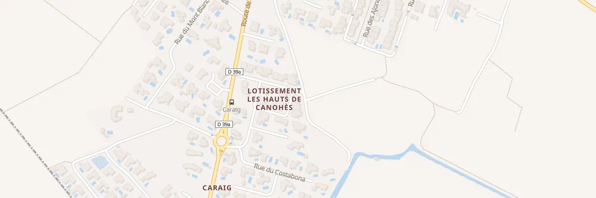 Plan du 6 Rue du Col de l’Ouillat à Canohès