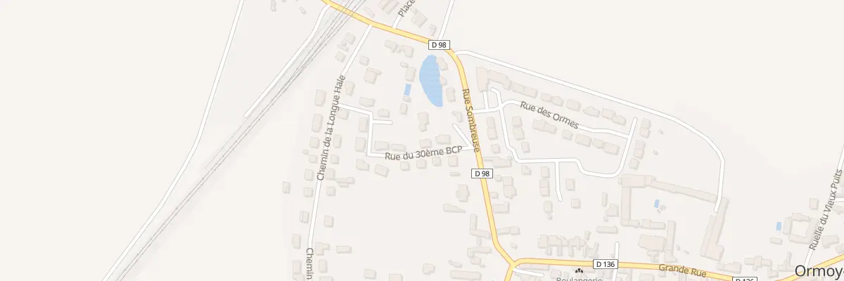 Plan du 4 Rue du 30eme Bcp à Ormoy-Villers