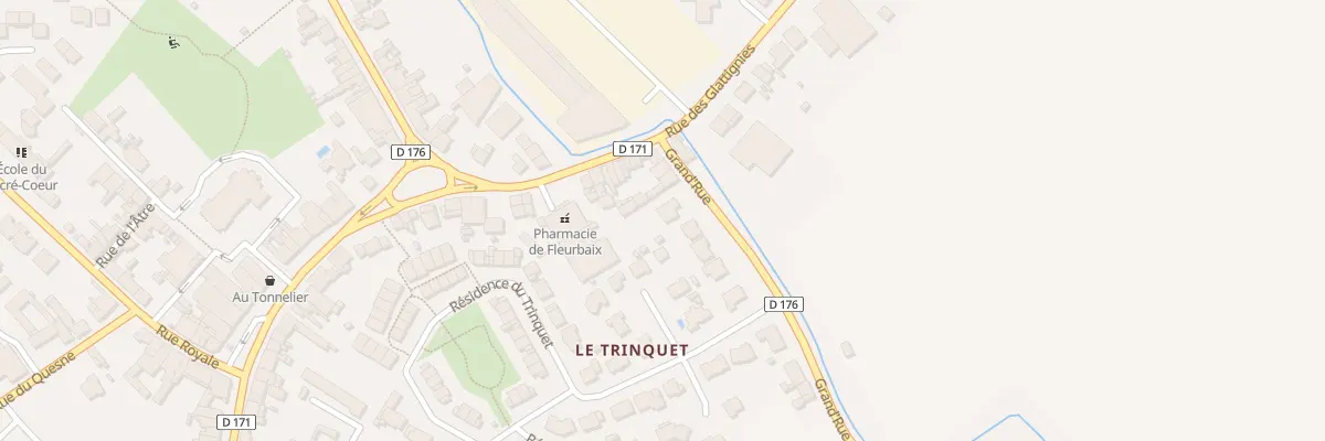 Plan du 4 Gr Grand Rue à Fleurbaix
