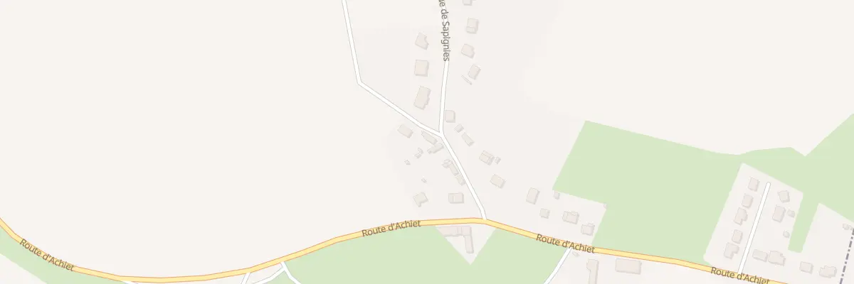 Plan du 6 Rue de Sapignies à Avesnes-lès-Bapaume