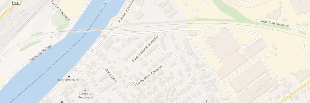 Plan du 16 Sq Marcel Forestier à Compiègne