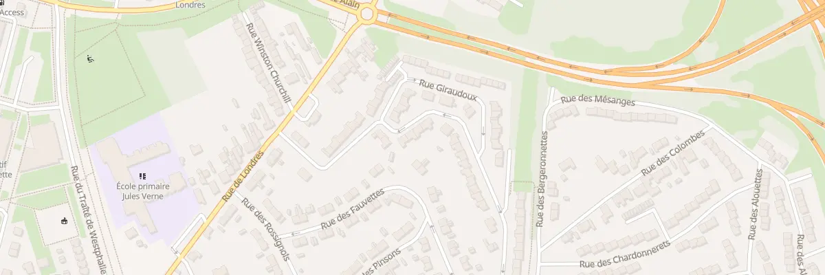 Plan du 10 Rue Gandhi à Lens