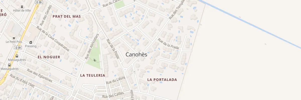 Plan du 8B Rue des Templiers à Canohès