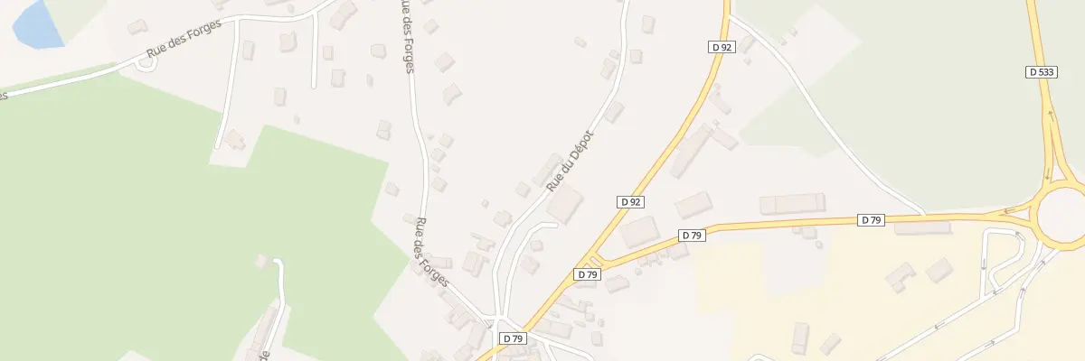 Plan du 7 Rue du Dépot à Saint-Éloy-les-Mines