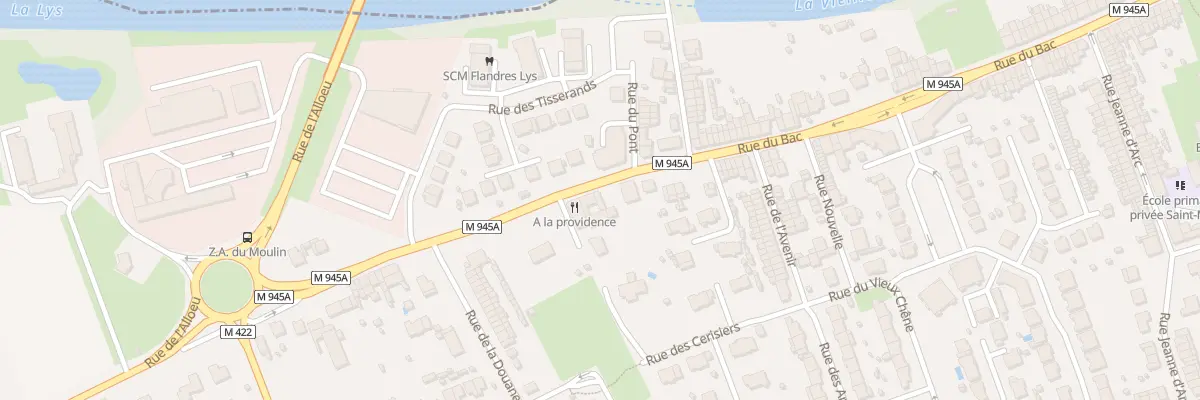 Plan du 583 Rue du Bac à Erquinghem-Lys