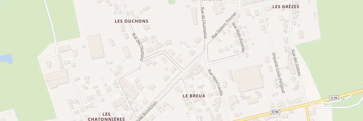 Plan du 43B Av Gabriel Bonnichon à Cosne-d’Allier
