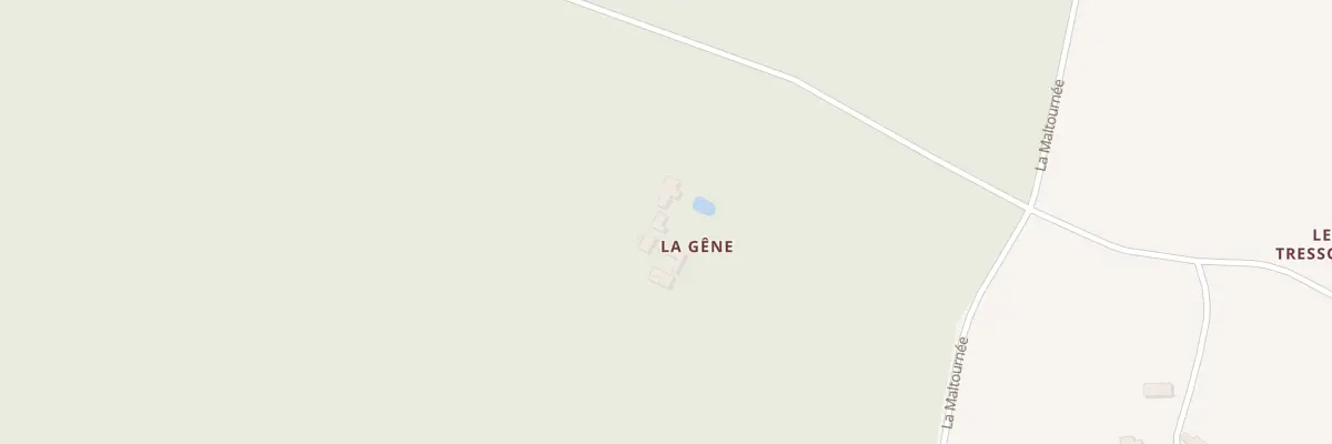 Plan du 5078 La Gêne à Dammarie-en-Puisaye