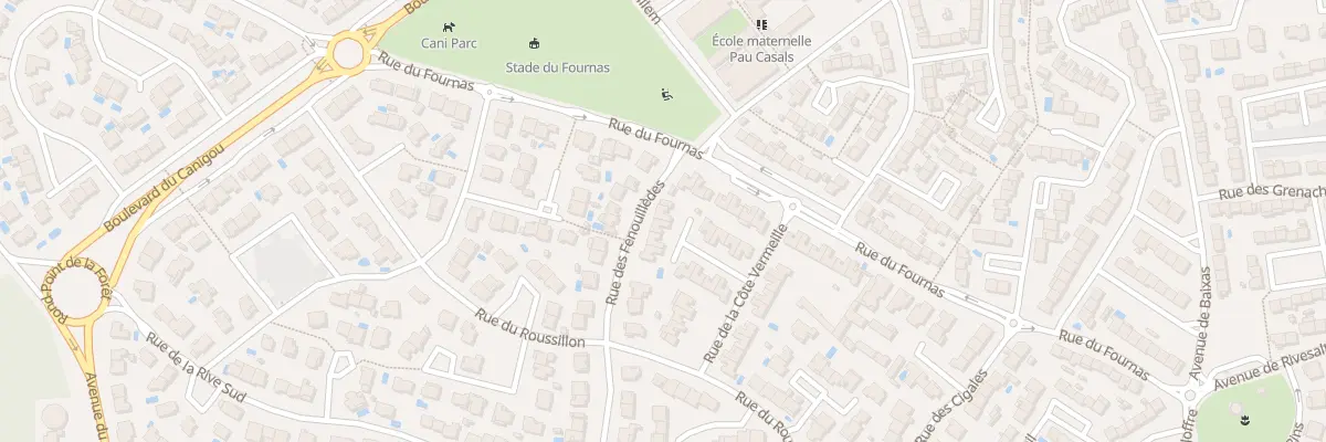 Plan du 38 Rue du Fournas à Saint-Estève