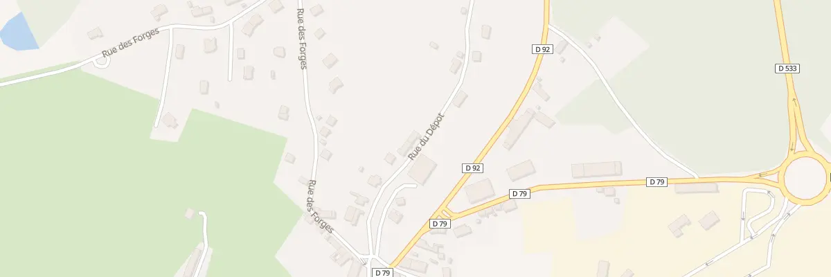 Plan du 9 Rue du Dépot à Saint-Éloy-les-Mines