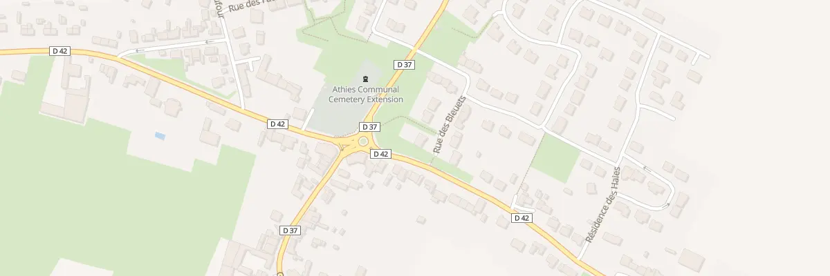 Plan du 6 Rue des Bleuets à Athies