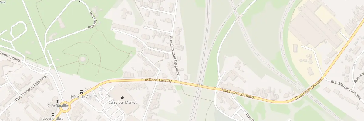 Plan du 9 Rue Constant Lequeux à Avion