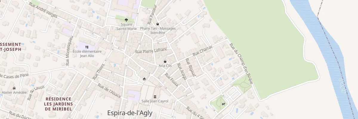 Plan du 20 Rue Arago à Espira-de-l’Agly