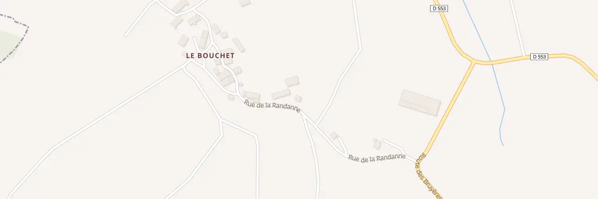 Plan du 104 Rue de la Randanne à Olby
