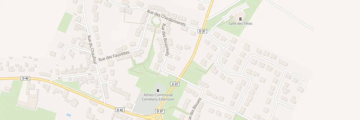 Plan du 7 Rue des Bouvreuils à Athies
