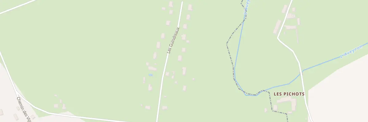 Plan du 10 Les Guindreaux à Montbouy