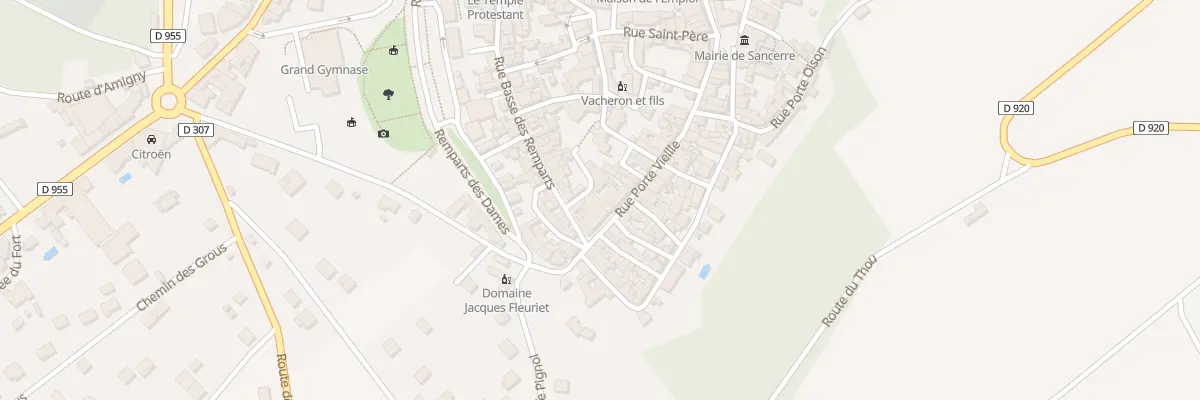 Plan du 48 Rue Porte Vieille à Sancerre