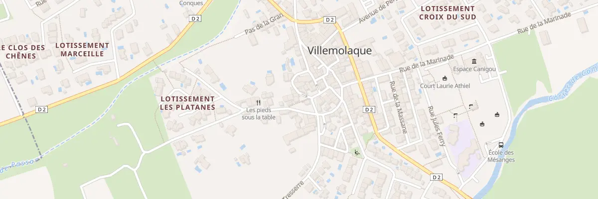 Plan du 10 Rue de la Tramontane à Villemolaque