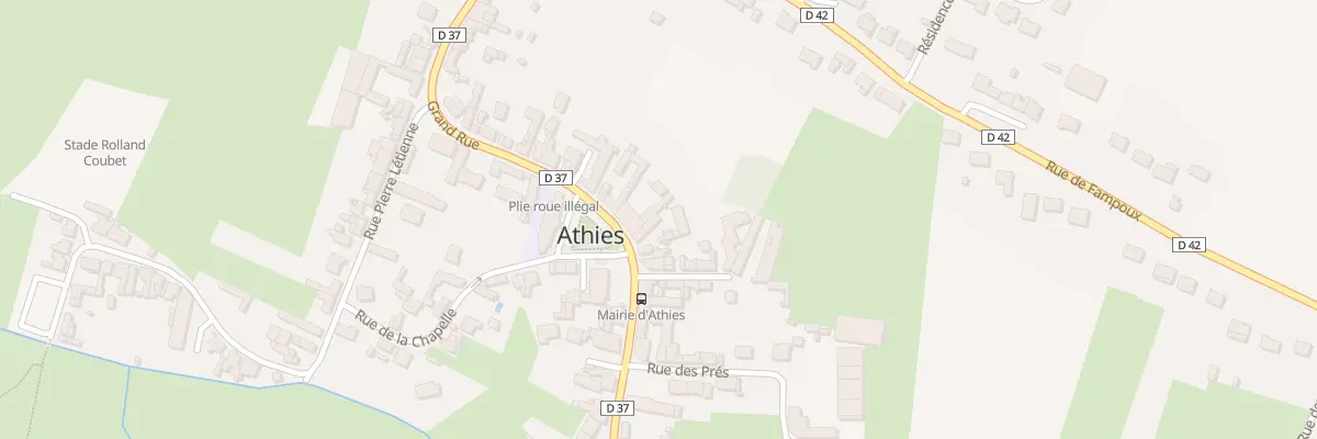 Plan du 42B Grande Rue à Athies