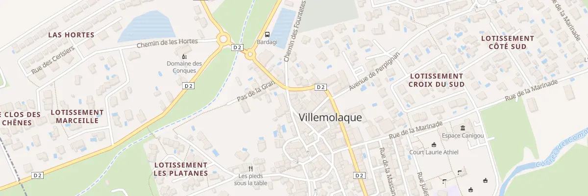 Plan du 24 Cae Del Mitg à Villemolaque